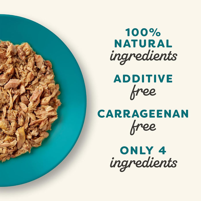 Applaws Natural Wet Cat Food, 24 Count, Limited Ingredient Canned Wet Cat Food, Ocean Fish in Broth.