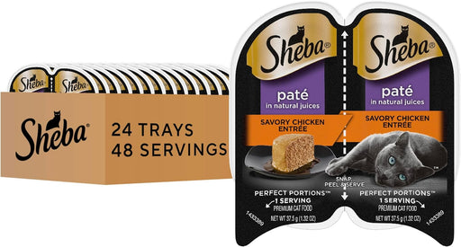 Sheba Perfect Portions Wet Cat Food – Twin-Pack Chicken Recipe Premium Meal
