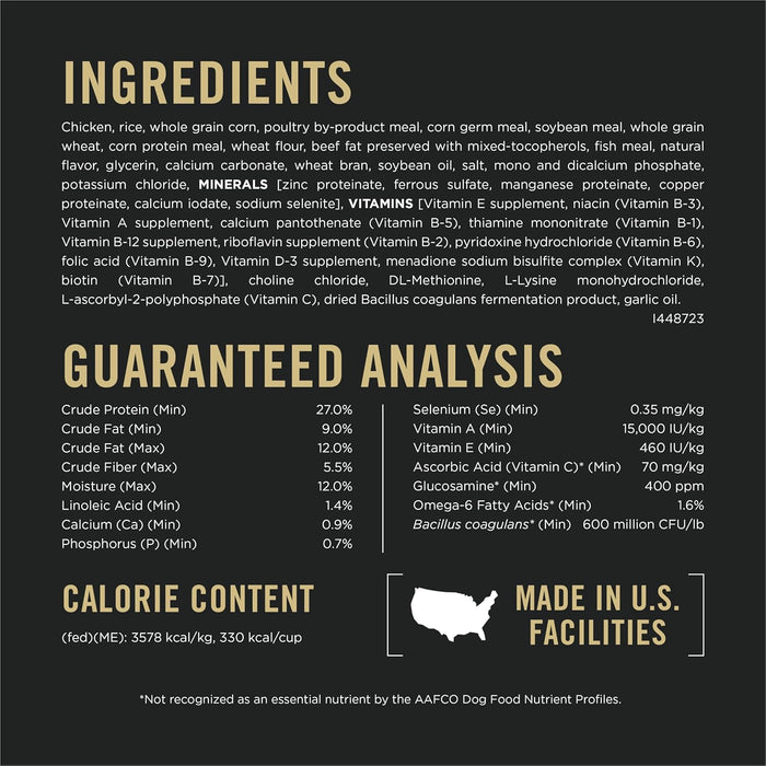 Purina Pro Plan Adult Weight Management Shredded Blend Chicken & Rice Formula Dry Dog Food