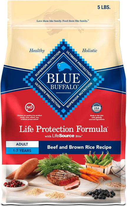 Blue Buffalo Life Protection Formula Adult Beef & Brown Rice Recipe Dry Dog Food