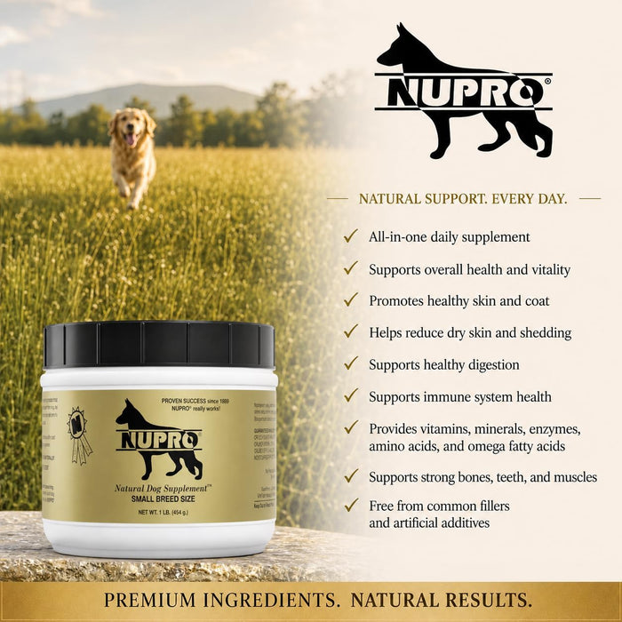 Nupro All Natural Small Breed Formula Supplements