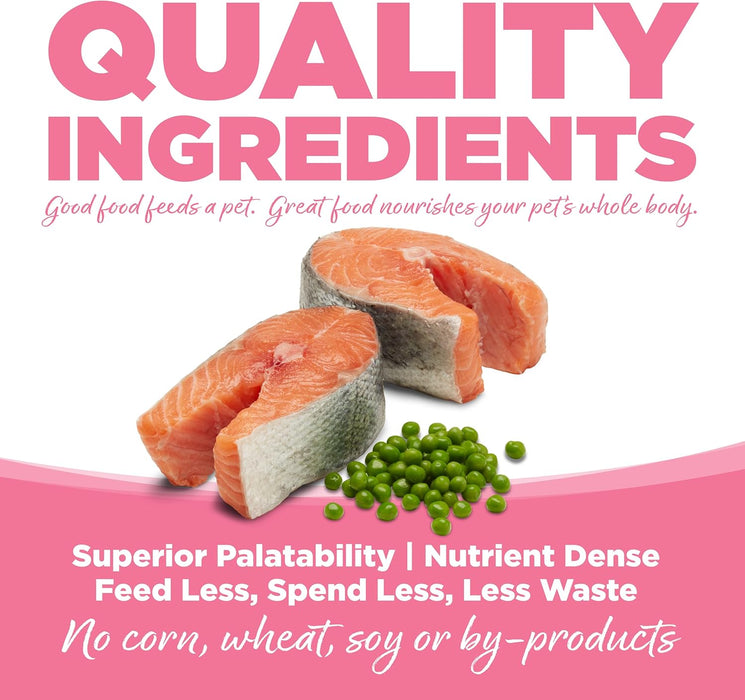 NutriSource Pure Vita Limited Ingredient Grain Free Dry Dog Food, Small Bites, Salmon and Peas