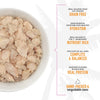 Tiki Cat Luau Shredded Meat, Wild Salmon Recipe in Salmon Consumme, Grain-Free Balanced Nutrition Wet Canned Cat Food, For All Life Stages, 2.8 oz. Can