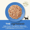 Applaws Natural Wet Canned Cat Food, Limited and Natural Ingredients, High Protein with No Artificial Additives, Tuna Fillet & Crab in Broth