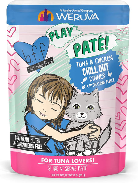 Weruva BFF Wet Cat Food – Tuna & Chicken Charm Me Recipe High Protein Grain-Free