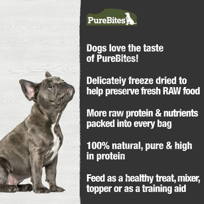 PureBites Mini Trainers RAW Freeze Dried Beef Liver Dog Treats | 16.6 oz