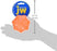 JW Pet Playplace Squeaky Ball, Medium, Multicolor