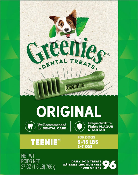 Greenies Teenie Natural Original Chicken Flavor Dental Dog Treats