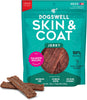 Dogswell Grain-Free Skin & Coat Salmon Jerky Dog Treats package