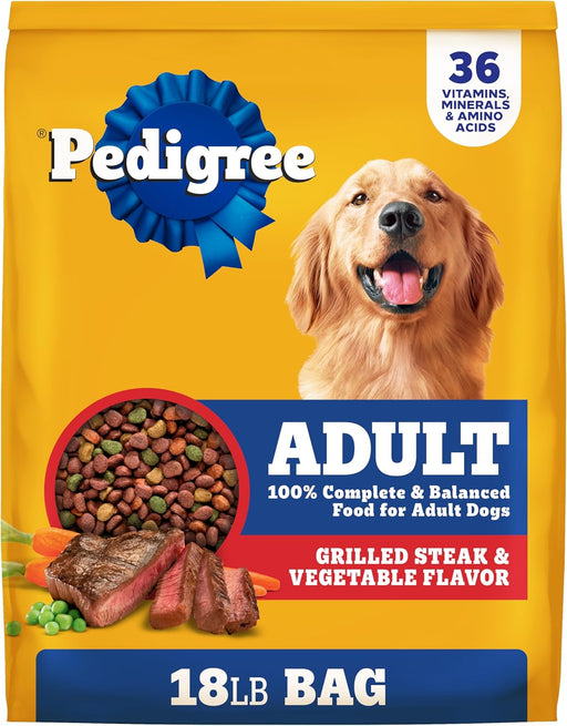 Pedigree Complete Nutrition Grilled Steak & Vegetable Flavor Dry Dog Food