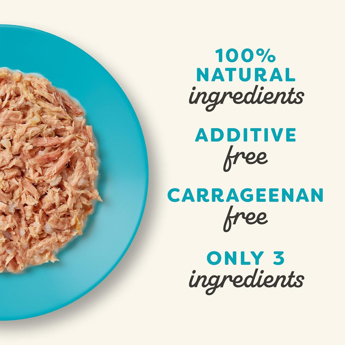 Applaws Natural Wet Cat Food, 24 Pack, Limited Ingredient Canned Wet Cat Food, Tuna Fillet in Broth.