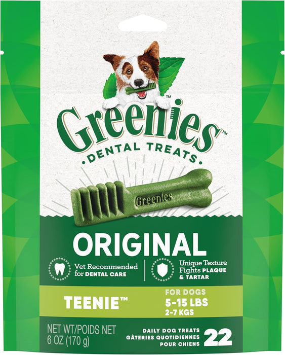Greenies Teenie Natural Original Chicken Flavor Dental Dog Treats