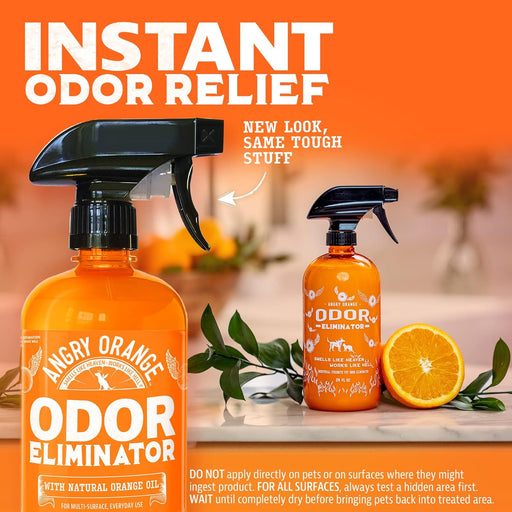 Angry Orange Pet Odor Eliminator Spray, 24-fl oz bottle