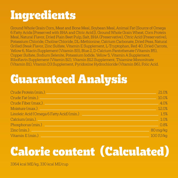 Pedigree Complete Nutrition Adult Dry Dog Food, Grilled Steak & Vegetable Flavor, 30 lb. Bag