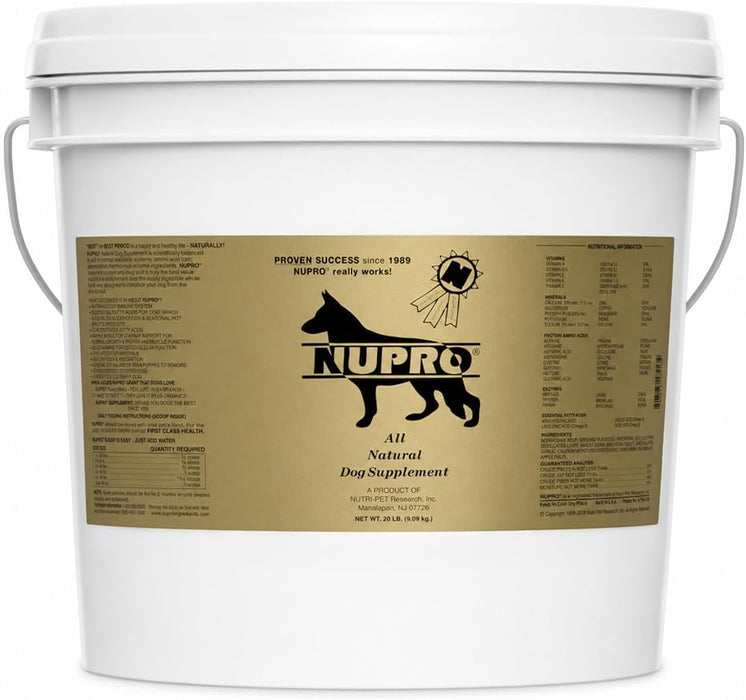 Nupro Gold Dog Supplement Natural Skin, Coat, Digestive & Immune Support Powder