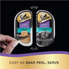 SHEBA PERFECT PORTIONS Paté Adult Wet Cat Food Trays (24 Count, 48 Servings), Signature Seafood Entrée, Easy Peel Twin-Pack Trays