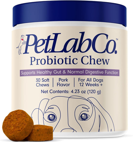 PetLab Co. Allergy & Immune Probiotic Chew Supplement for Dogs, 30 count