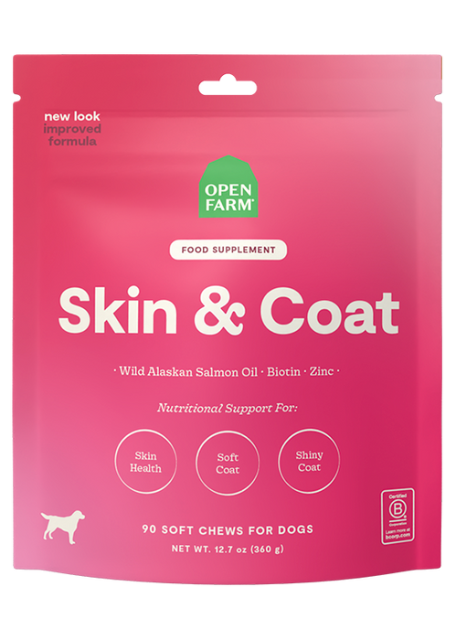 Skin & Coat Supplement Chews for Dogs — 12.7 oz