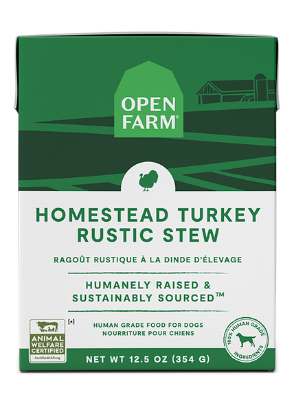 Homestead Turkey Rustic Stew Wet Dog Food — 12.5 oz (Case of 12)