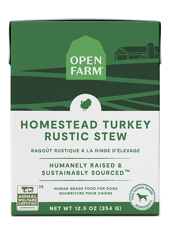 Homestead Turkey Rustic Stew Wet Dog Food — 12.5 oz (Case of 12)