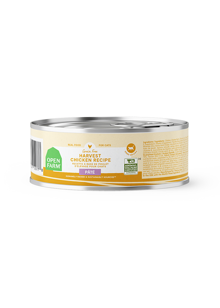 Open Farm Grain Free Harvest Chicken Cat Pâté — Full Case — manufacturer recipe-family image; packaging size may differ