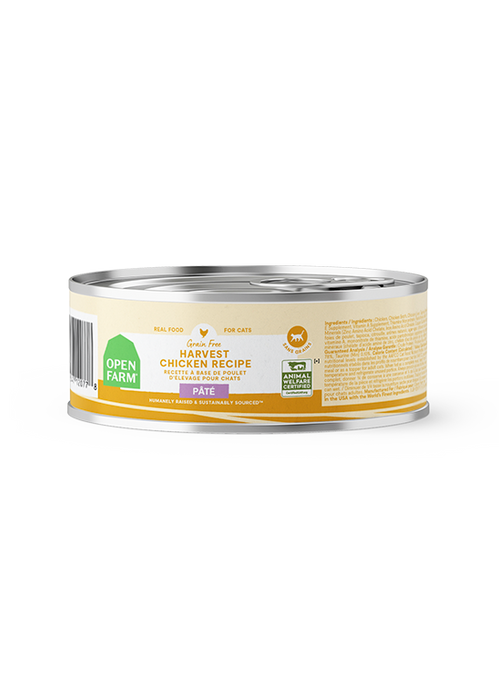Open Farm Grain Free Harvest Chicken Cat Pâté — Full Case — manufacturer recipe-family image; packaging size may differ