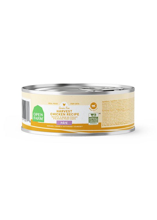 Open Farm Grain Free Harvest Chicken Cat Pâté — Full Case — manufacturer recipe-family image; packaging size may differ