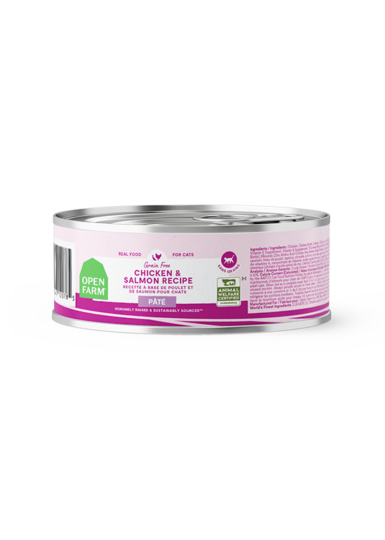 Open Farm Grain Free Chicken & Salmon Cat Pâté — Full Case — manufacturer recipe-family image; packaging size may differ