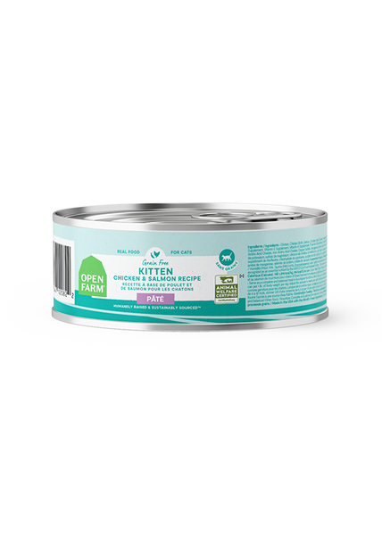 Open Farm Grain Free Chicken & Salmon Cat Pâté — Full Case — manufacturer recipe-family image; packaging size may differ