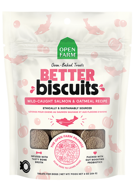 Better Biscuits Wild-Caught Salmon & Oatmeal Treats — 8OZ