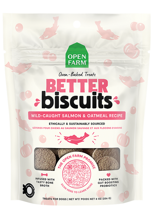 Better Biscuits Wild-Caught Salmon & Oatmeal Treats — 8OZ