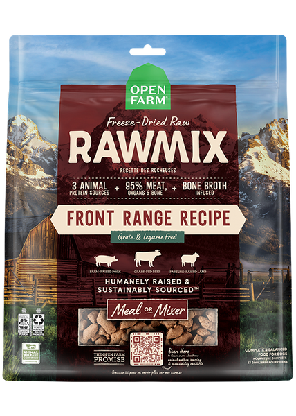 RawMix Front Range Freeze Dried Raw Morsels for Dogs — 13.5 oz