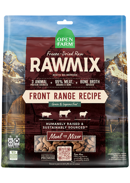 RawMix Front Range Freeze Dried Raw Morsels for Dogs — 13.5 oz