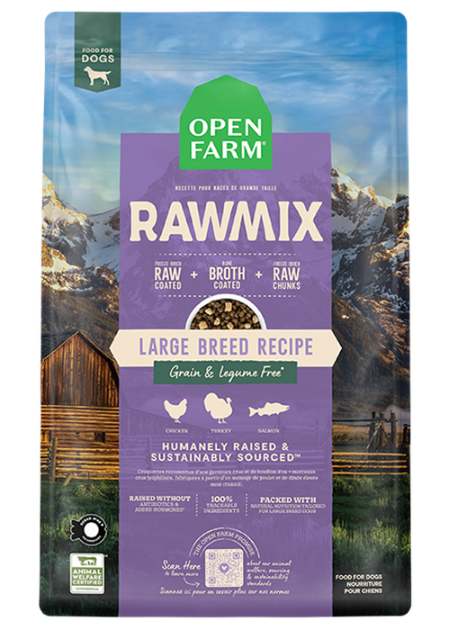 RawMix Large Breed Grain-Free Dog Kibble — 20 lb