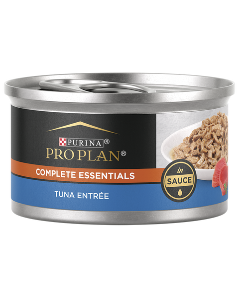Purina Pro Plan Complete Essentials Tuna Entrée In Sauce Wet Cat Food — 3 oz — case of 24