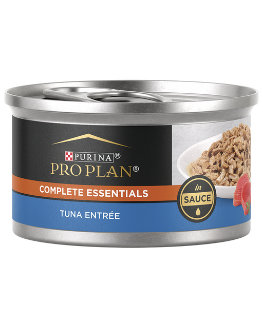 Purina Pro Plan Complete Essentials Tuna Entrée In Sauce Wet Cat Food — 3 oz — case of 24