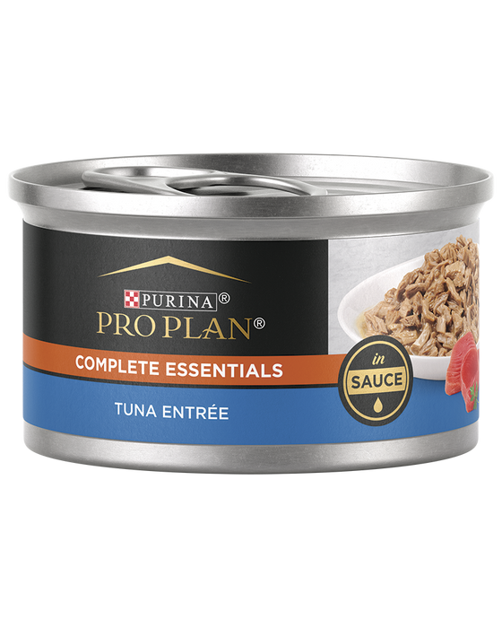 Purina Pro Plan Complete Essentials Tuna Entrée In Sauce Wet Cat Food — 3 oz — case of 24