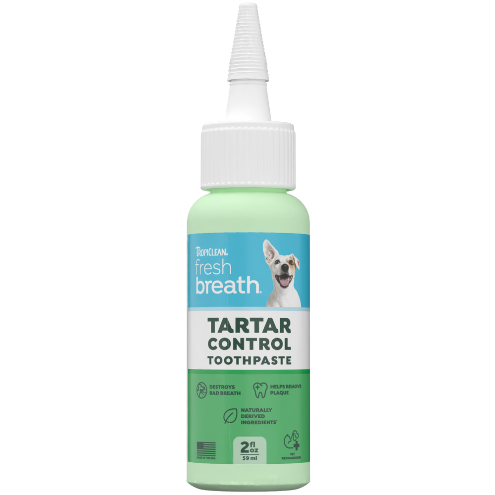 TropiClean Fresh Breath Dental & Oral Care Brushing Gel for Pets — 2oz retail package