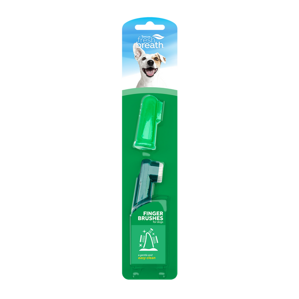 TropiClean Fresh Breath Finger Brushes for Pets, 2 pack — 2 pack retail package
