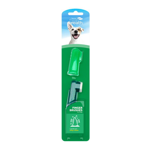 TropiClean Fresh Breath Finger Brushes for Pets, 2 pack — 2 pack retail package
