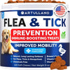 Artullano Flea & Tick Soft Chews for Dogs, Duck Flavor, 120 Count