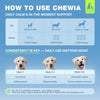 Chewia Hemp Calming Soft Chews for Dogs, Beef Flavor, 180 Count