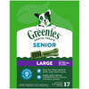 Greenies Senior Large dental dog treats, 27-oz package with 17 chews