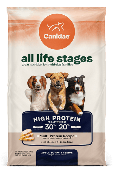 Canidae All Life Stages High Protein Dry Dog Food, Multi-Protein Recipe — 27 lb individual bag