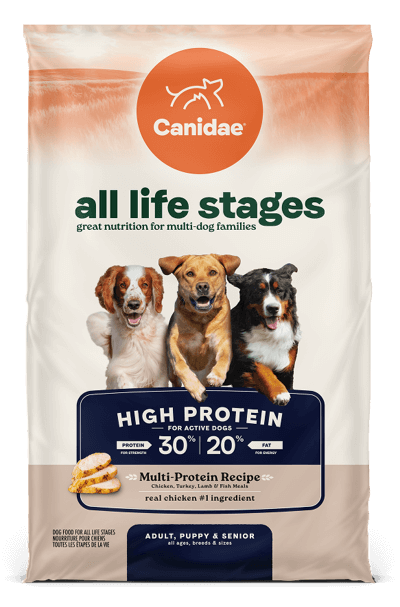 Canidae All Life Stages High Protein Dry Dog Food, Multi-Protein Recipe — 27 lb individual bag