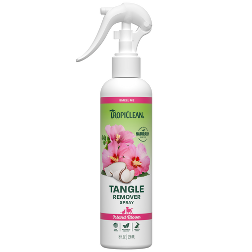 TropiClean Island Bloom Tangle Remover Pet Spray, 8oz — 8oz retail package