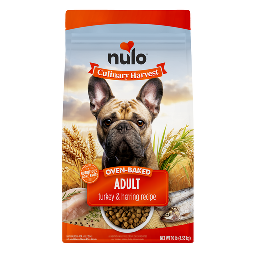 Nulo Culinary Harvest Turkey & Herring Recipe for Dogs - 10 lb bag - front package