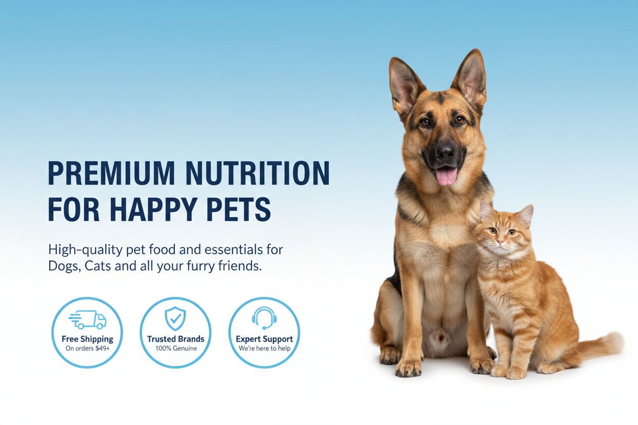 AZ Pet Foods Hero Banner - German Shepherd