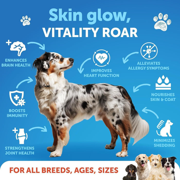 Artullano Wild Alaskan Salmon Oil for Dogs, 8 fl oz