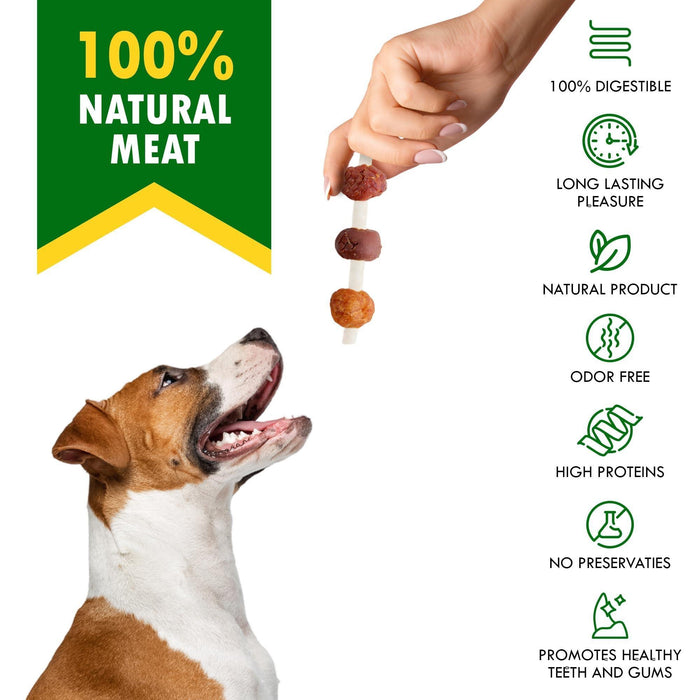 Beloved Pets Chicken & Duck Kabob Dog Chews, 10.6 oz